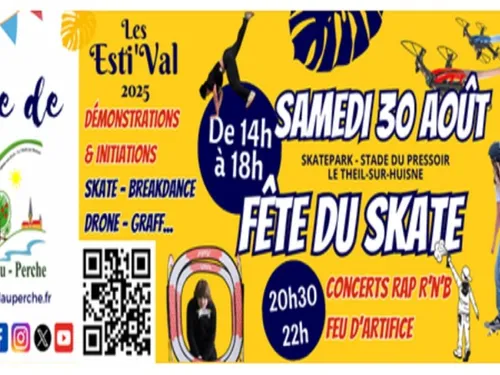 LE THEIL-SUR-HUISNE (61) - Fête du skate