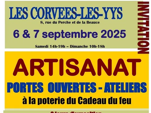 LES CORVÉES-LES-YYS - Portes ouvertes à la poterie du Cadeau du feu