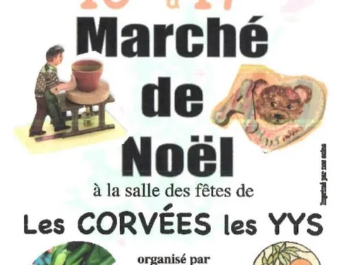 LES CORVÉES-LES-YYS - Marché de Noël