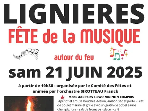LIGNIÈRES (41) - Fête de la musique autour du feu