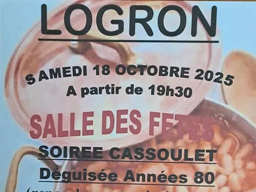 LOGRON - Soirée cassoulet déguisée années 80