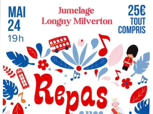 LONGNY-AU-PERCHE (61) - Repas du Comité de Jumelage