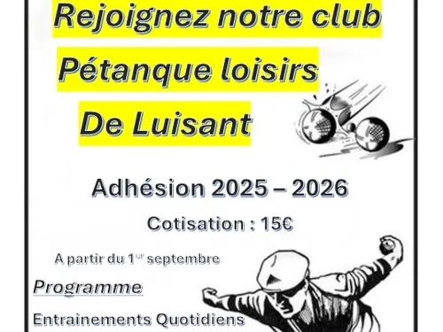 LUISANT - Reprise de la Pétanque Loisirs