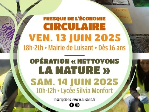 LUISANT - Atelier : Fresque de l'économie circulaire