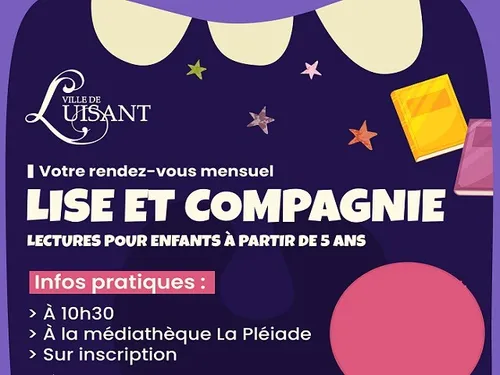 LUISANT - Lecture jeune public : Lise et Compagnie