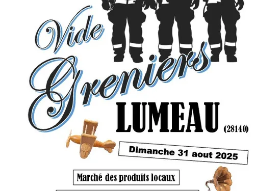 LUMEAU - Vide-greniers de l'amicale des sapeurs-pompiers