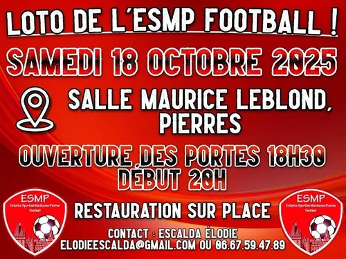 MAINTENON - Loto de l'ESMP Football