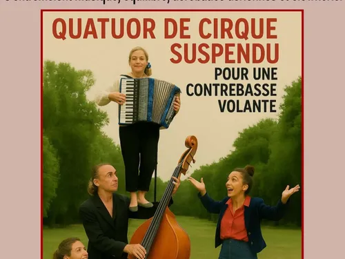 MARBOUÉ - Concert : Quatuor de cirque suspendu