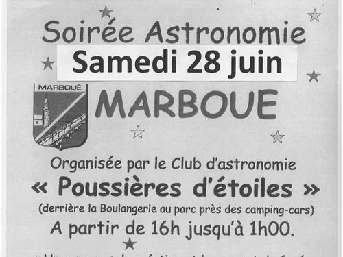 MARBOUÉ - Soirée astronomie