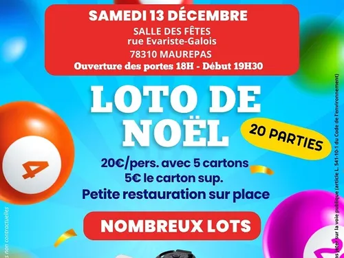 MAUREPAS (78) - Grand Loto de Noël du Lions Club