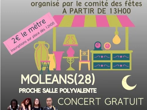 MOLÉANS - Vide-greniers semi-nocturne