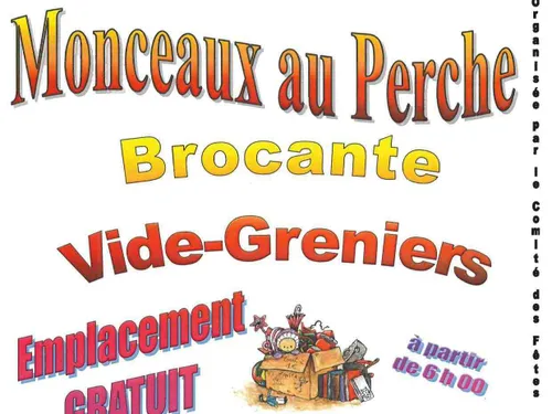 MONCEAUX-AU-PERCHE (61) - Vide-greniers du comité des fêtes