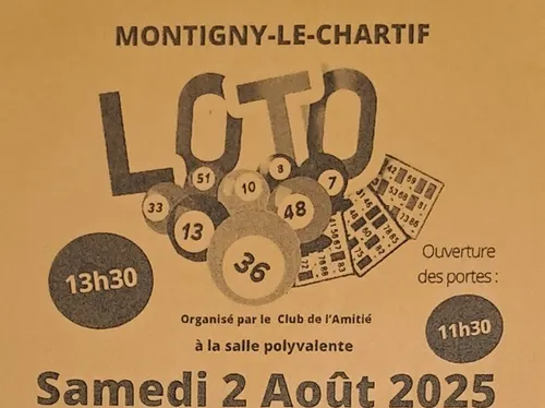MONTIGNY-LE-CHARTIF - Loto du club de l'amitié