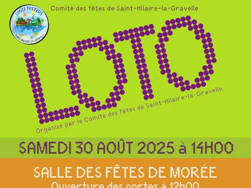 MORÉE (41) - Loto du comité des fêtes de Saint-Hilaire-la-Gravelle