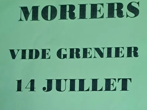 MORIERS – Vide-greniers de l'Amicale