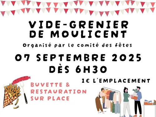 MOULICENT (61) - Vide-greniers du comité des fêtes