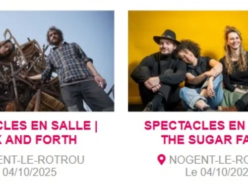 NOGENT-LE-ROTROU - Concert : Back and Forth / The Sugar Family