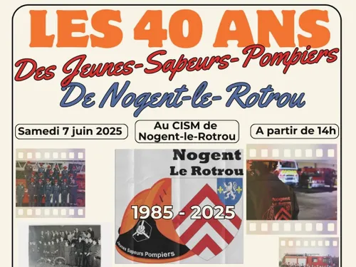NOGENT-LE-ROTROU - 40e anniversaire des Jeunes sapeurs-pompiers
