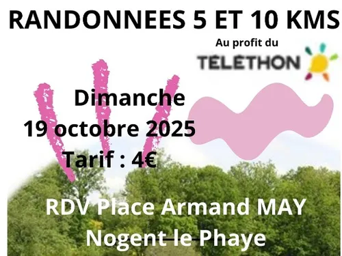 NOGENT-LE-PHAYE - Randonnée Téléthon 