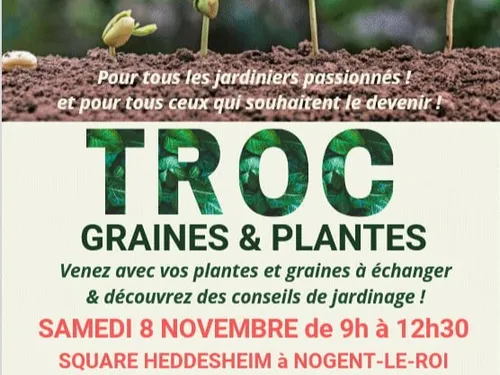 NOGENT-LE-ROI - Troc graines & plantes
