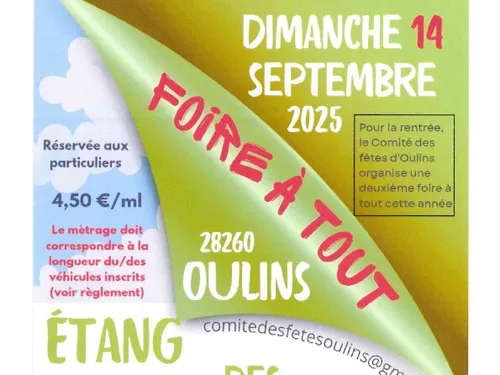 OULINS - Foire à tout du comité des fêtes
