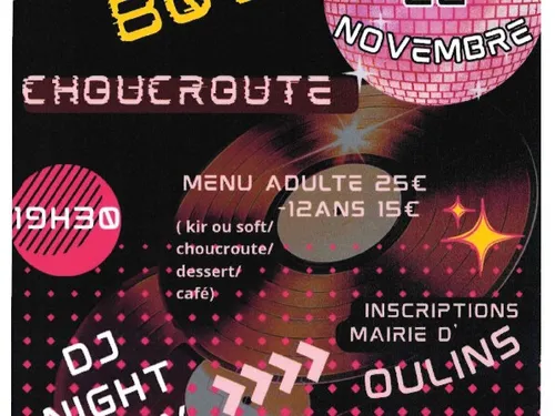 OULINS - Choucroute dansant du comité des fêtes