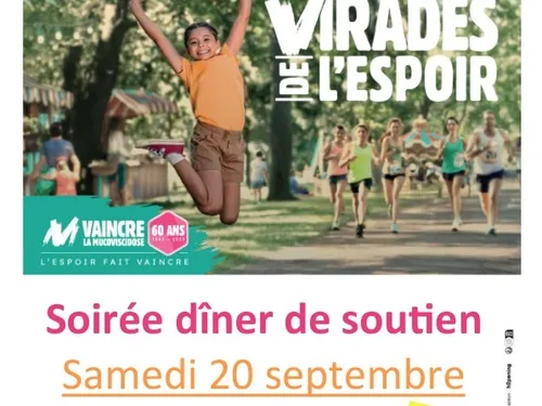PEZOU (41) - Dîner de soutien des Virades de le l'Espoir