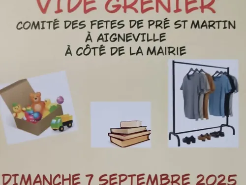 PRÉ-SAINT-MARTIN - Vide-greniers du comité des fêtes