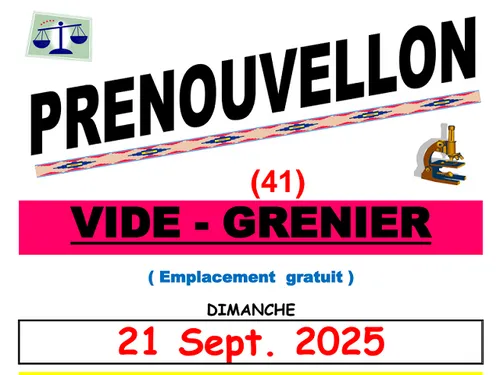 PRÉNOUVELLON (41) - Vide-greniers du comité des fêtes