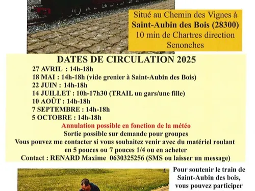 SAINT-AUBIN-DES-BOIS - Tours de petit train gratuit