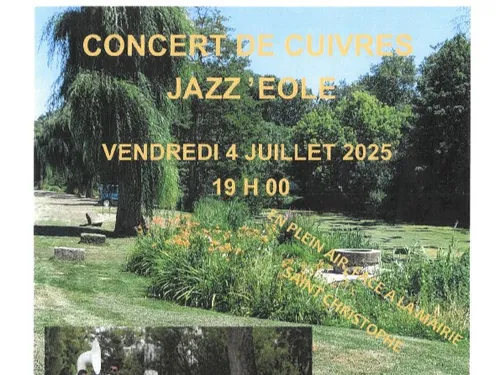 SAINT-CHRISTOPHE - Concert de cuivres Jazz'Eole