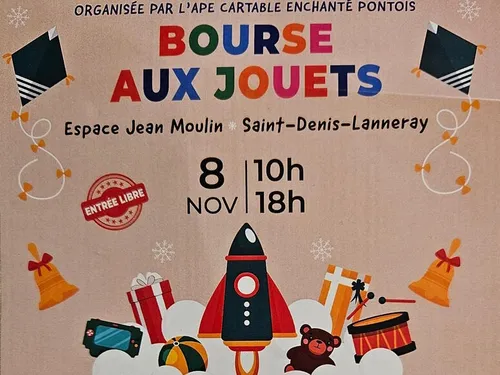 SAINT-DENIS-LES-PONTS - Bourse aux jouets du Cartable Enchanté Pontois