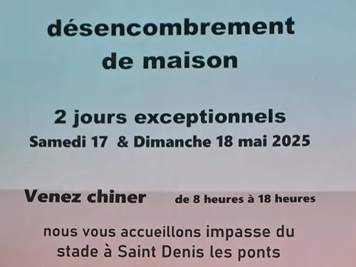 SAINT-DENIS-LES-PONTS - Désencombrement de maison