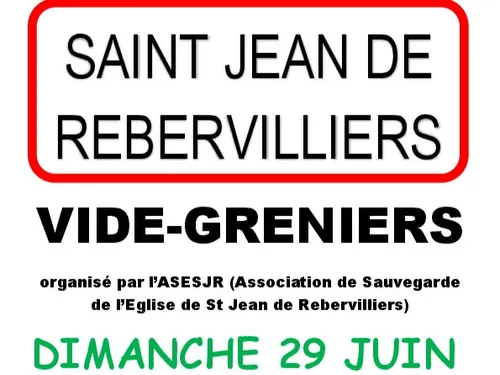 SAINT-JEAN-DE-REBERVILLIERS – Vide-greniers de l'ASESJR