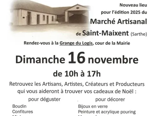 SAINT-MAIXENT (72) - Marché artisanal