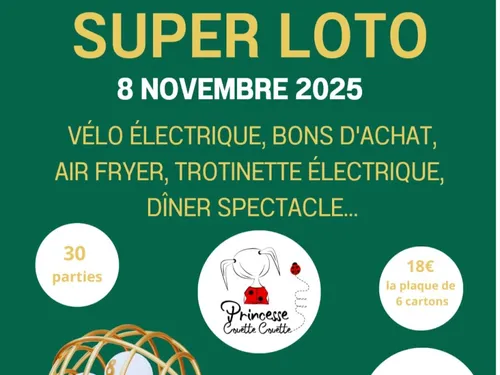 SAINVILLE - Super loto de Princesse Couette Couette