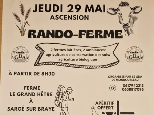 SARGÉ-SUR-BRAYE (41) - Rando ferme