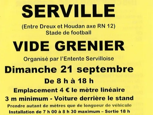 SERVILLE - Vide-greniers de l'Entente Servilloise