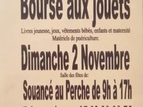 SOUANCÉ-AU-PERCHE - Bourse aux jouets des Petits Loups