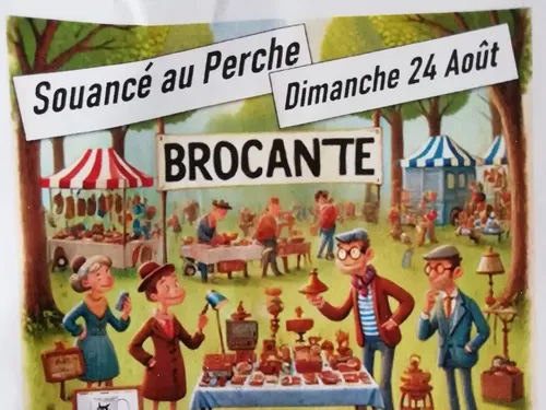 SOUANCÉ-AU-PERCHE - Brocante du comité des fêtes