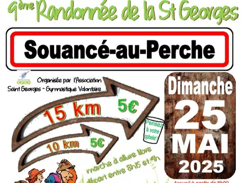 SOUANCÉ-AU-PERCHE - 9e randonnée de la Saint-Georges