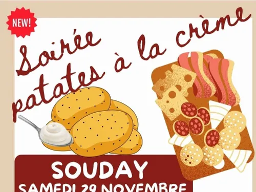 SOUDAY (41) - Soirée patates à la crème