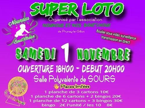 SOURS - Loto de Nounous et nos Bout'choux