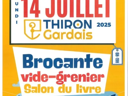 THIRON-GARDAIS – Brocante, vide-greniers et salon du livre