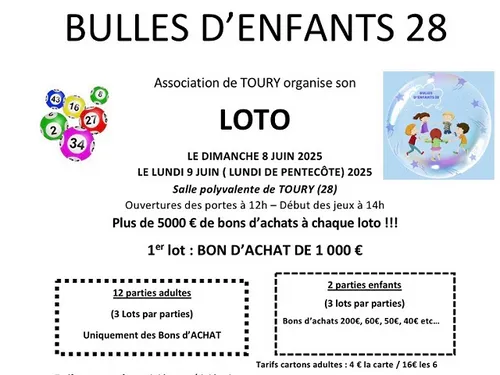 TOURY - Loto de Bulles d'Enfants 28
