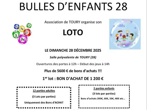 TOURY - Loto de Bulles d'Enfants 28