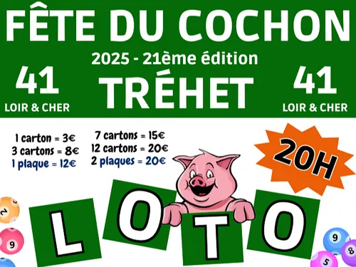 TRÉHET (41) - Loto des 3 petits cochons
