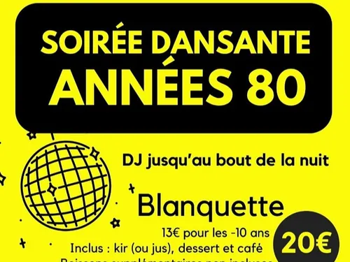 VAUPILLON - Dîner dansant années 80
