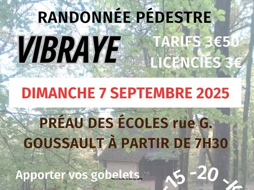 VIBRAYE (72) - Randonnée pédestre