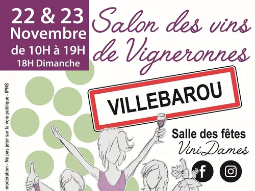 VILLEBAROU (41) - Salon des vins de vigneronnes